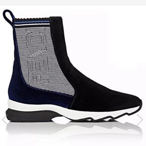 Fendi authentic 37.5 7.5 knit sock sneakers